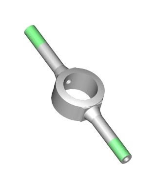 Lenticular gaskets with e branches